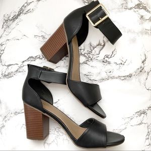 Black Block Heels